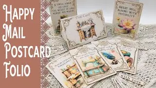 Happy Mail Postcard Folio, Junk Journal Tutorial