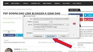 PDF File Direct download link siam dan |Blogger leh website-a Direct PDF Download link siam dan