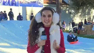 Breaking News:  It’s Snowing in Garden Grove!