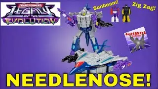 Transformers Legacy Evolution Needlenose w/ Sunbeam and ZigZag - GotBot True Review NUMBER 1047