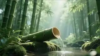 The Sound of Peace 🌿 Bamboo Waterfall Ambience for Deep Sleep & Meditation