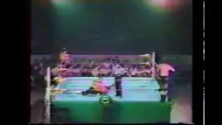 Dan Kroffat and Tom Zenk vs  Wild Bill Irwin and Cowboy Bull Johnson (June 28, 1986)