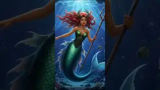 Queen of the Deep 🌊👑✨#MermaidVibes #OceanQueen #UnderwaterMagic #SirenEnergy #FantasyArt 🧜&zwj;♀️💎