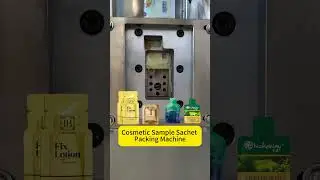Cosmetic sample sachet packing machine support customized.#JKMF #chinamachinery #packingmachine