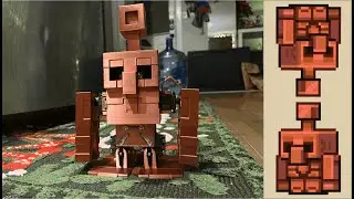 i made a real life copper golem from minecraft