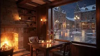 Relaxing jazz | nowy Night Jazz ☕ Smooth Piano by the Fireplace