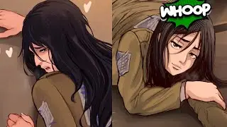 Pik wants Armin to do on the plane | Attack on Titan | Comic Dub