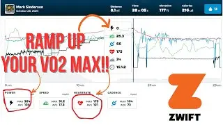 Unveiling my 8-week Zwift plan: Boosting Vo2 Max & FTP Ramp Test Results!