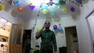 Lifehack: Anti gravity balloons.