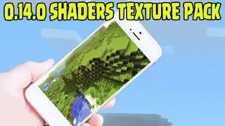 Minecraft Pocket Edition 0.14.0 Update SHADERS TEXTURE PACK Mod Showcase (MCPE 0.14.0)