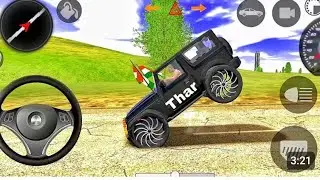 Modified Mahindra Thar 😈 Games: Indian Green Thar 🇮🇳 (Gadi Wala Game) Car Game Android 2026