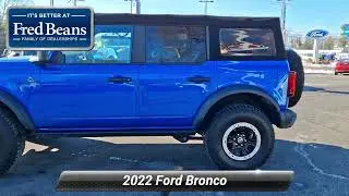 Certified 2022 Ford Bronco Black Diamond, West Chester, PA W50360P
