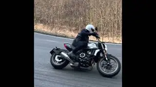 Cf Moto CL-X 700 - Fast riding in twisties