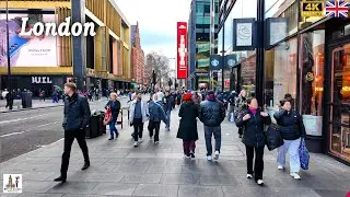 London's City Centre Walking Tour | 2026 London's Bustling Streets 4K