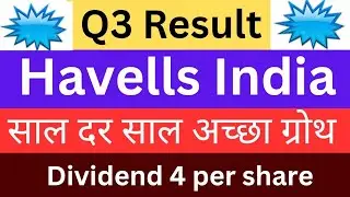 Havells India Q3 latest updates 💥🔥 havells India Q3 results update 🤔 Q3 results out 💥🔥havells India