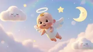Baby Angel Flies on Marshmallow Wings ☁️ | Sweet Lullaby Song for Kids | Nursery Rhymes & Songs