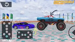 Superhero Double Impossible: Mega Ramp Car Stunts, Monster Truck, Android Gameplay, iOS, #7