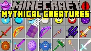Minecraft MYTHICAL CREATURES MOD! | SPIKEZILLA BOSS! WORLDS STRONGEST BOSSES! | Modded Mini-Game