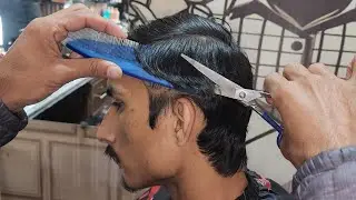 Simple Step by Step Long Hair Cutting professional with Scissors ASMR in AliHairCut ✂️ 