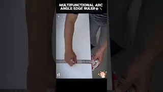 Multifunctional arc angle edge ruler#Tools #Tool #DIY