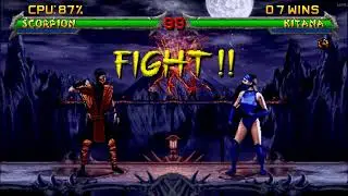 Playthrough #8 (2026) | Kitana | Mortal Kombat II Remix | (Hard 8)