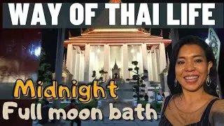 Full moon bath ceremony