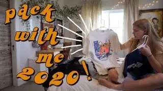 PACK WITH ME FOR VACATION 2020!
