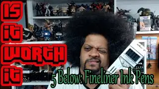 #5below Fineliner pens - Is it Worth it? -Five Below #inkingpens Artist PRODUCT REVIEW