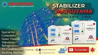 Stabilizer Matsuyama Kapasitas 2 KVA dan 3 KVA
