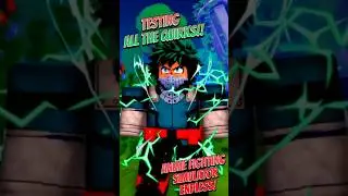 TESTANDO TODAS AS QUIRKS DO ANIME FIGHTING SIMULATOR ENDLESS!! #roblox #animefightingsimulator #code