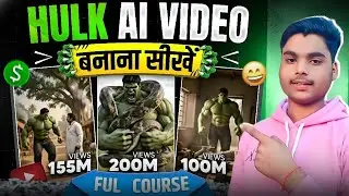 How To Create Perfect HULK Ai Videos (Full Course)✅ Ai Se Video Kaise Banaye | ai video kaise banaye