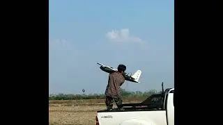 Hand Launch FixedWings on an automobile #aviation #rcplane #drone