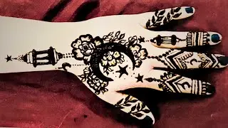 Ramadan Special Moon & Star Mehendi Design  🌙| Back Hand Arabic Mehendi✨