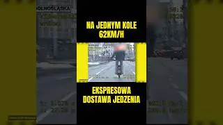 🍔🍕🍣 Ekspresowa dostawa jedzenia na jednym kole&hellip; ponad 60 km/h 😳 #wroclaw #wideorejestratory