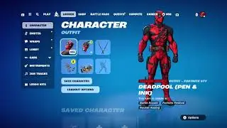 New deadpool skin showcase (sorry Didn't have glider