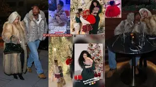 Awww: Stefon Diggs Sweet Christmas Message To Cardi&Their Son Ft.Christmas Celebration With Her Kids