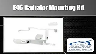 AAF E46 Aluminum Radiator mount Kit
