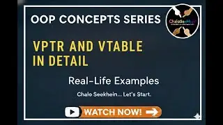 How Virtual Functions Work in C++ | vptr, vtable, Memory Layout (Interview Guide)(SIMPLE WAY)💯