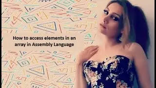How to access elements in an array in Assembly Language