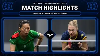 Fu Yu vs Christina Kallberg | WS R64 | #WTTMuscat 2025