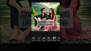 Remove text from Photo using Picsart