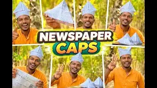 News paper cap/ origami caps/ skills station