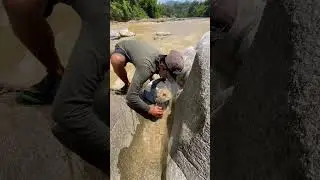 discovery of gold mines on the riverbank