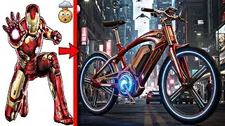 МСТИТЕЛИ в виде ВЕЛОСИПЕДОВ 😱 Ультрареалистичные трансформации | Вы не поверите, Халк!