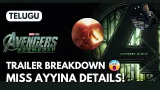 Avengers Doomsday Trailer Telugu Breakdown 😱 |  Missed Details & Theories | Multiverse & Twists