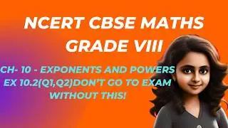 Class 8 Math Ex 10.2 Q1, Q2 | Standard Form 