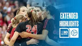 Florida at Wisconsin | EXTENDED HIGHLIGHTS | Big Ten Volleyball | 09/21/2025