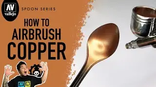 How To Airbrush COPPER | 2021 | Vallejo Mecha Color
