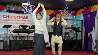 Christmas dance bijay+sarmila ashishmaya dance 🌲🎄💃🕺