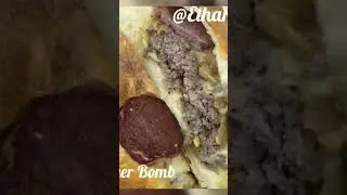 Burger bomb 💥🔥😍 احسن وصفة برجر تتعمل فالبيت للأولاد ❤️